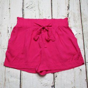 Ambiance Apparel Junior's High Waist Fashion Shorts